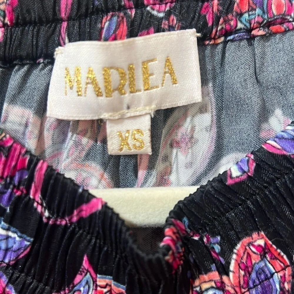 Marlea Eloise skirt purple paisley pattern
